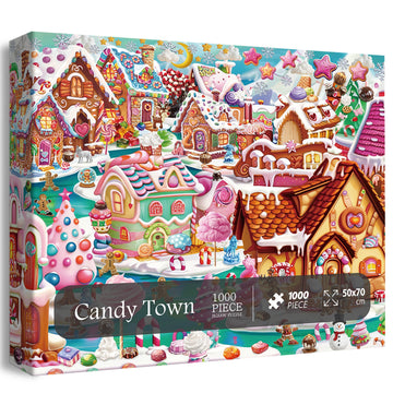 Candy Town Jigsaw Puzzle 1000 piezas